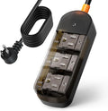 Surge Protector Power Strip, Covozon 3 Outlets 6ft Extension Cord, 1875W by COVOZON