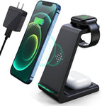 3 in 1 Wireless Charging Station, 2025 Upgraded Fast Desk Charger Station by LABJOB