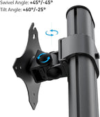 BEWISER Dual Monitor Stand Desk Mount- Vertical Heavy Duty Monitor Riser Fits - Image 4