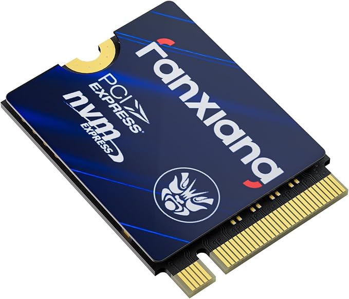 2TB M.2 2230 NVMe SSD, PCIe Gen 4x4 Speed up to 5200 MB/s, 2230 SSD Compatible by fanxiang