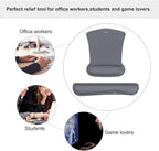 MOSISO Wrist Rest Support for Mouse Pad & Keyboard Set, Ergonomic Mousepad - Image 6