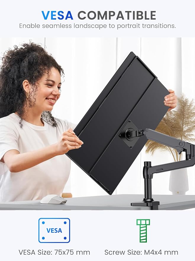 UPERFECT 24.5" Portable Gaming Monitor, 2K QHD 2560×1440, 165Hz USB-C, 144Hz - Image 6