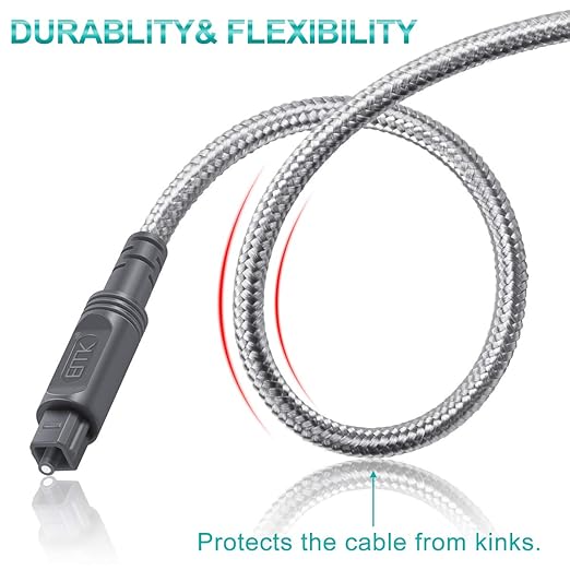 EMK Digital Optical Audio Cable Toslink Cable - Image 5