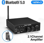 Fosi Audio BL20C Bluetooth 5.0 Stereo Audio Receiver Amplifier 320 Watts 2.1 CH - Image 7
