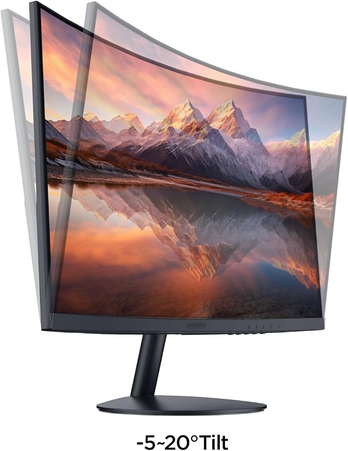 KOORUI 24 inch Curved Monitor, Full HD 1080P Curved Computer Monitor, 100Hz - Image 8