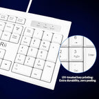 Rii RK907 Ultra-Slim Compact USB Wired Keyboard - Image 6