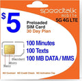 SpeedTalk Mobile $5 Prepaid Wireless Pay Go Plan by SpeedTalkMobile
