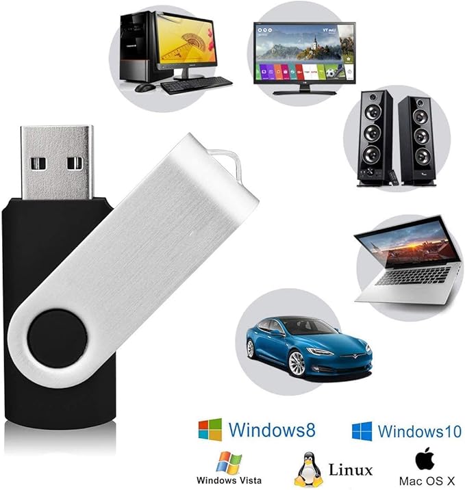 KEXIN 100 Pack 1GB USB Flash Drive Bulk Pack Thumb Drive Bundle USB Drives Jump - Image 5
