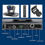4K NDI PTZ Camera with AI Auto Tracking 21X Optical Zoom HDMI/SDI/USB 3.0/PoE/IP - Image 7