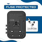 Ceptics Universal Travel Adapter, 45W International Power Adapter - Image 9
