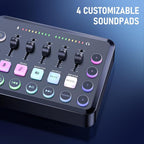 F11 Gaming Audio Mixer, Sound Board - Image 4