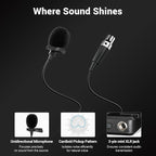 Phenyx Pro Dual UHF Wireless Microphone System，Auto-Scan Cordless Mic Set w/ - Image 6