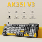 AJAZZ AK35I V3 104-Key Full Size Wired Gasket Mount Gaming Keyboard - Image 2