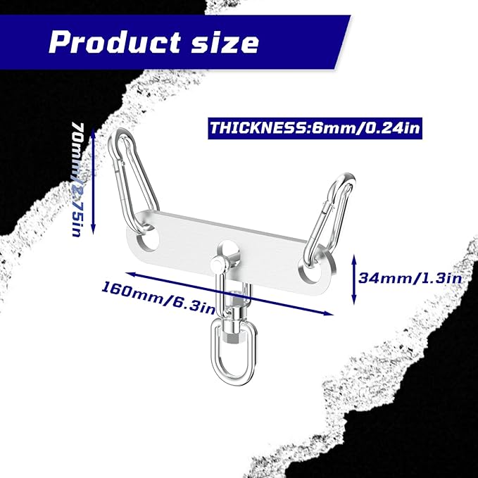Double to Single Adaptor Plate for Cable Pulley Machines Durable Solid - Image 2