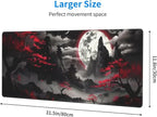 Extended Gaming Mouse Pad, Large Desk Mat XL Anime Mouse Pad Waterproof - Image 2