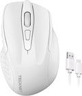TECKNET Rechargeable Wireless Mouse, 2.4G Silent Mouse, Quiet Click, 6 by Tecknet