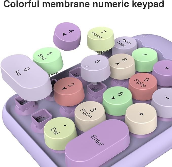 Lomiluskr Cute Wireless Number Keypad - Image 8