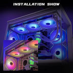 Jungle Leopard Interstellar V1 120mm Case Fan, Infinity Mirror Module - Image 8