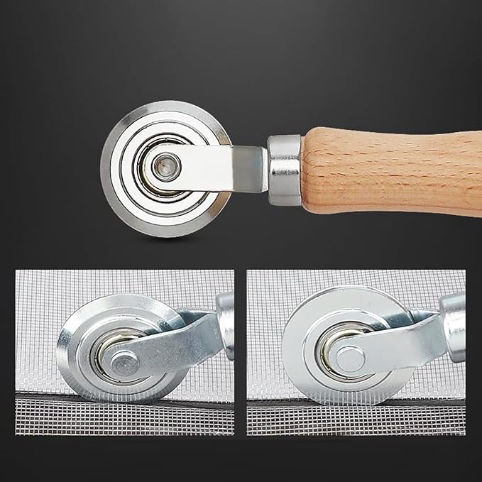 Windows Screen and Screen Door Repair Kit Including Steel/Nylon Roller - Image 7