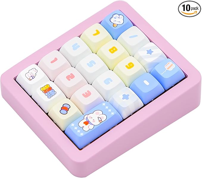 Adventurers K812 Wired Mechanical Numeric Keypad, 19-Key Hot-Swappable RGB by Unknown