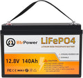 12V Lithium Battery-140ah Lithium Iron Phosphate LiFePO4 Deep Cycle Battery by Cymoye