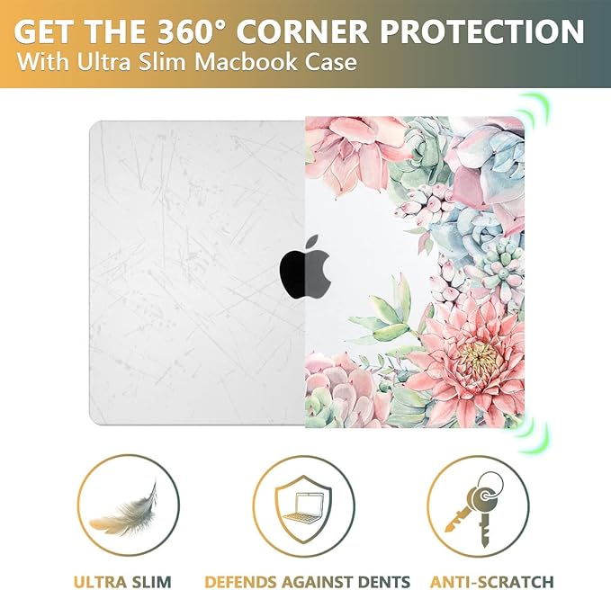 CISSOOK Succulent Hard Shell Case Cover - Image 6