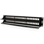 NewYork Cables® Blank Keystone 48 Port Cat6 Patch Panel - Image 2