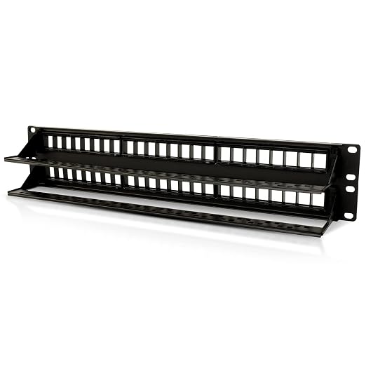 NewYork Cables® Blank Keystone 48 Port Cat6 Patch Panel - Image 2