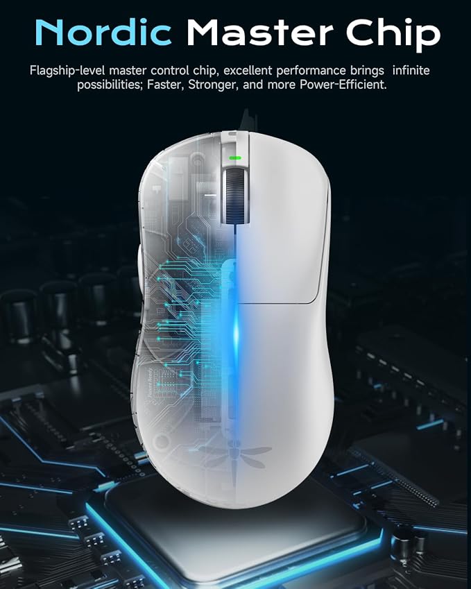 VGN Dragonfly F1 Pro Wireless Gaming Mouse - 49g Ultra-Lightweight - Image 3