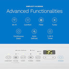 hOmeLabs 50 Pint Wi-Fi Dehumidifier - Image 5