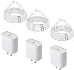 Fast iPhone 14 Charger 3Pack, 10FT USB C to Lightning Charging Cord by ProTVSolutions