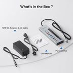 Powered USB C Hub, 10-in-1 USB 3.2 Data Hub - Image 8