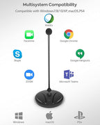 JOUNIVO USB Microphone for Computer, PC/Laptop Mic, Mute Button - Image 8