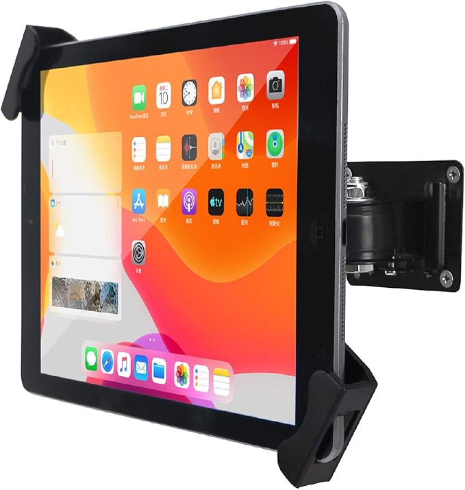 Tablet Wall Mount Holder with Lock and Key, Rotate Design Arbitrary Adjustment by WeSTRUGGLE