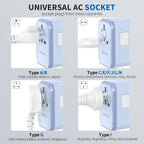 EPICKA Universal Travel Adapter, International Power Adapter - Image 4