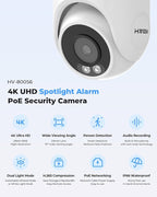 H.VIEW 4K Security Camera System, 4K/8MP 8CH NVR - Image 4