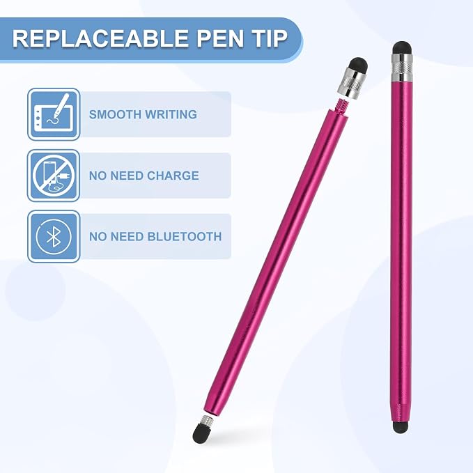 PATIKIL 5 Pcs Stylus Pens for Touch Screen, 2 in 1 High Sensitivity Universal - Image 4