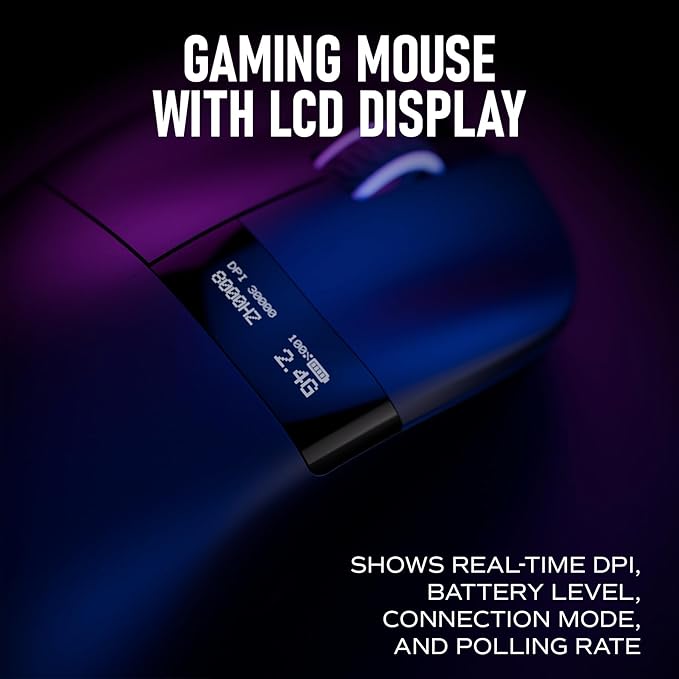 Chilkey Glacier LW 8K M Wireless Gaming Mouse - 49g Super Lightweight - Dual 8K - Image 7