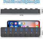 ONFINIO USB Hub 3.0, 7-Port USB Hub Splitter - Image 5