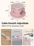 Magnetic Cable Clips, Adjustable Cord Holder Management, Adhesive Wire Keeper - Image 3
