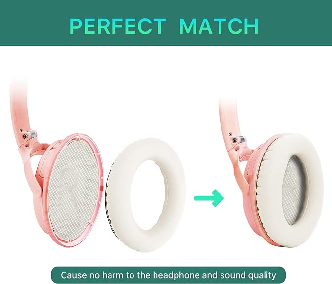 Replacement Ear Pads for Bose QuietComfort 35 & Quiet Comfort 35 II Headphones - Image 6