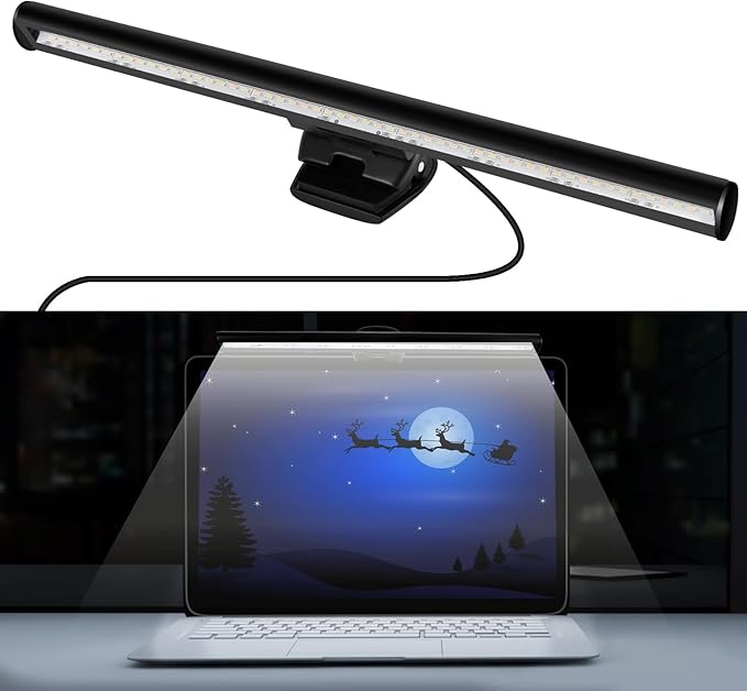 skybess Monitor Lamp Bar for Laptop, USB e-Reading LED Monitor Light Screenbar by skybess