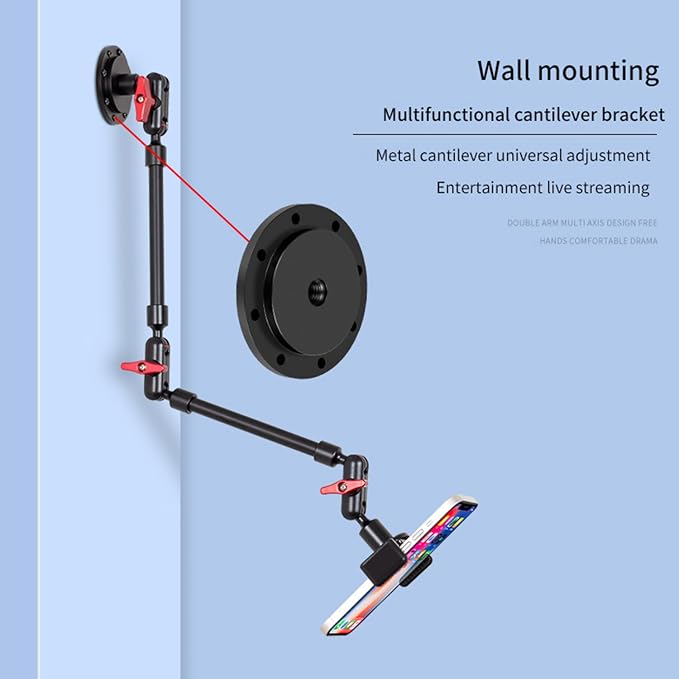 Adjustable Mobile Phone Holder for Desk, Wall and Ceiling Mount - Image 4