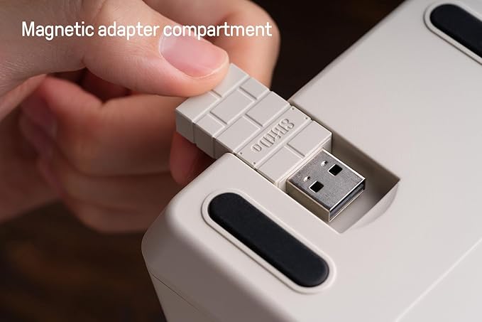8Bitdo 18 Key Retro Mechanical Numpad, Supports PC & Standard Calculator Mode - Image 7
