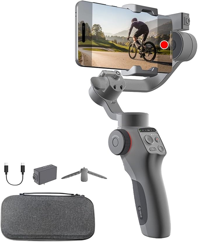 TOALLIN Gimbal Stabilizer for Smartphone, 3-Axis Phone Gimbal by IdealforVideoConferencingandLiveStreaming
