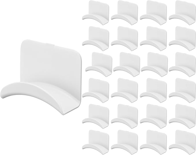 24 Pcs Headphone Wall Hangers Adhesive Gaming Headset Holder Hooks by Wonderjune