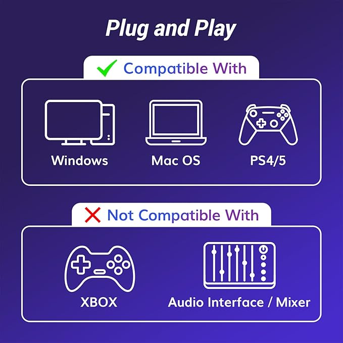 TONOR USB Gaming Microphone, RGB Streaming Microfono Set, PC Podcast Recording - Image 4