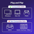 TONOR USB Gaming Microphone, RGB Streaming Microfono Set, PC Podcast Recording - Image 4