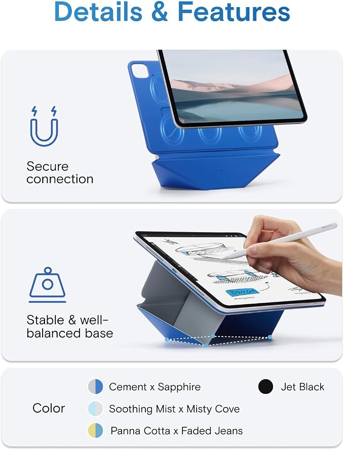 MOFT Dynamic Folio Case for iPad Pro 11-inch, Silm Magnetic Stand Case - Image 9