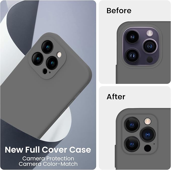 FireNova for iPhone 14 Pro Case, Silicone Upgraded Phone Case with, Soft - Image 3